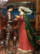 John William Waterhouse Tristram and Isolde (mk41) oil painting reproduction